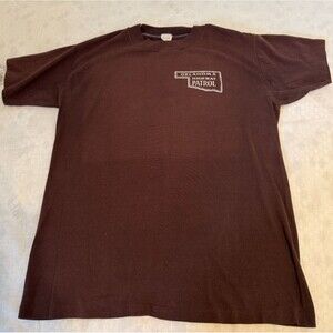 Oklahoma Highway Patrol T-Shirt Size Large Brown